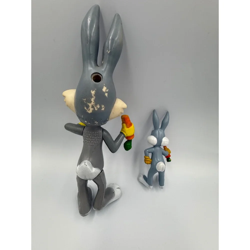 Vintage Dakin Bugs‎ Bunny Action Figure 70's Grey Looney Tunes Lot 2